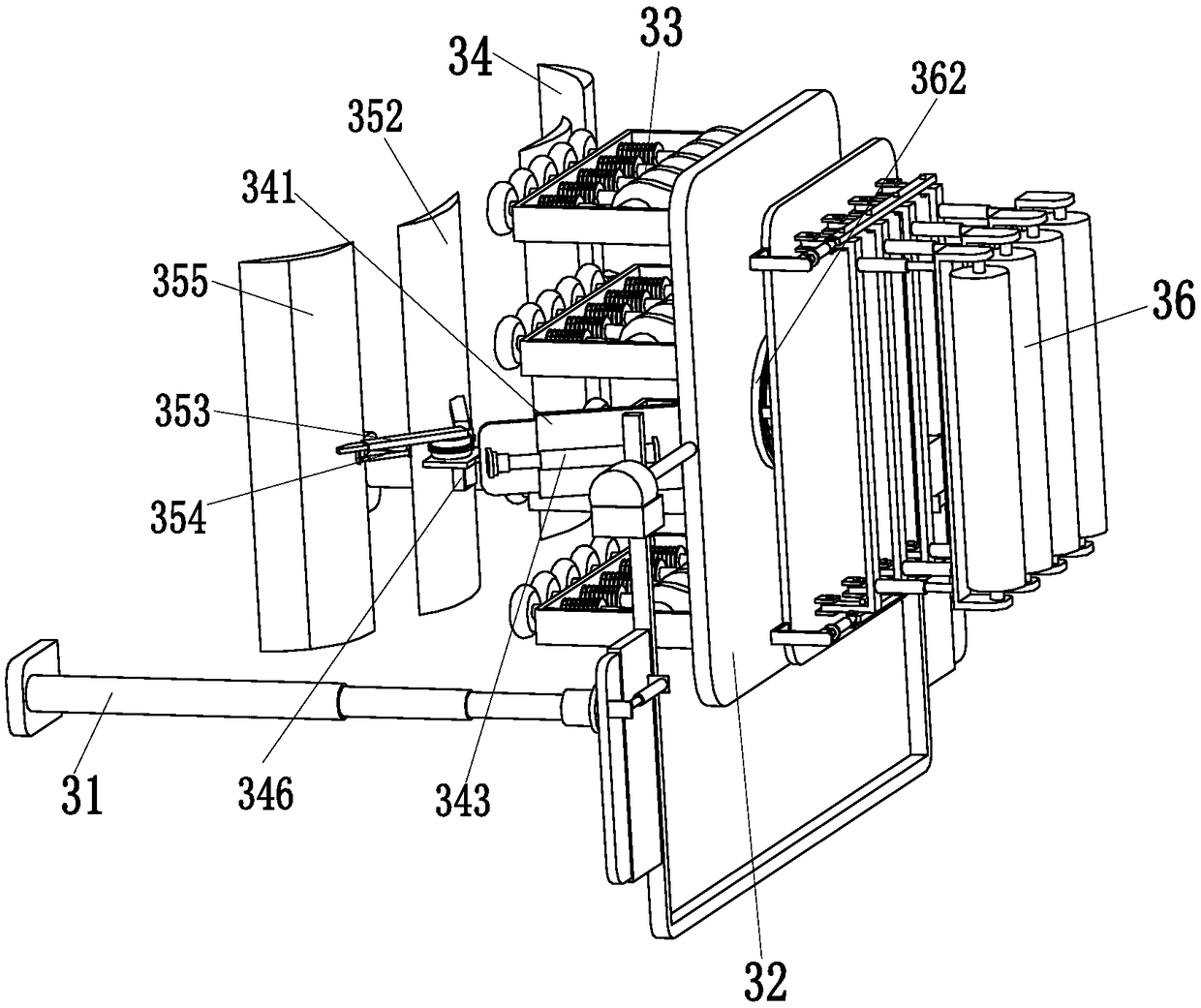 Intelligent massage medical apparatus