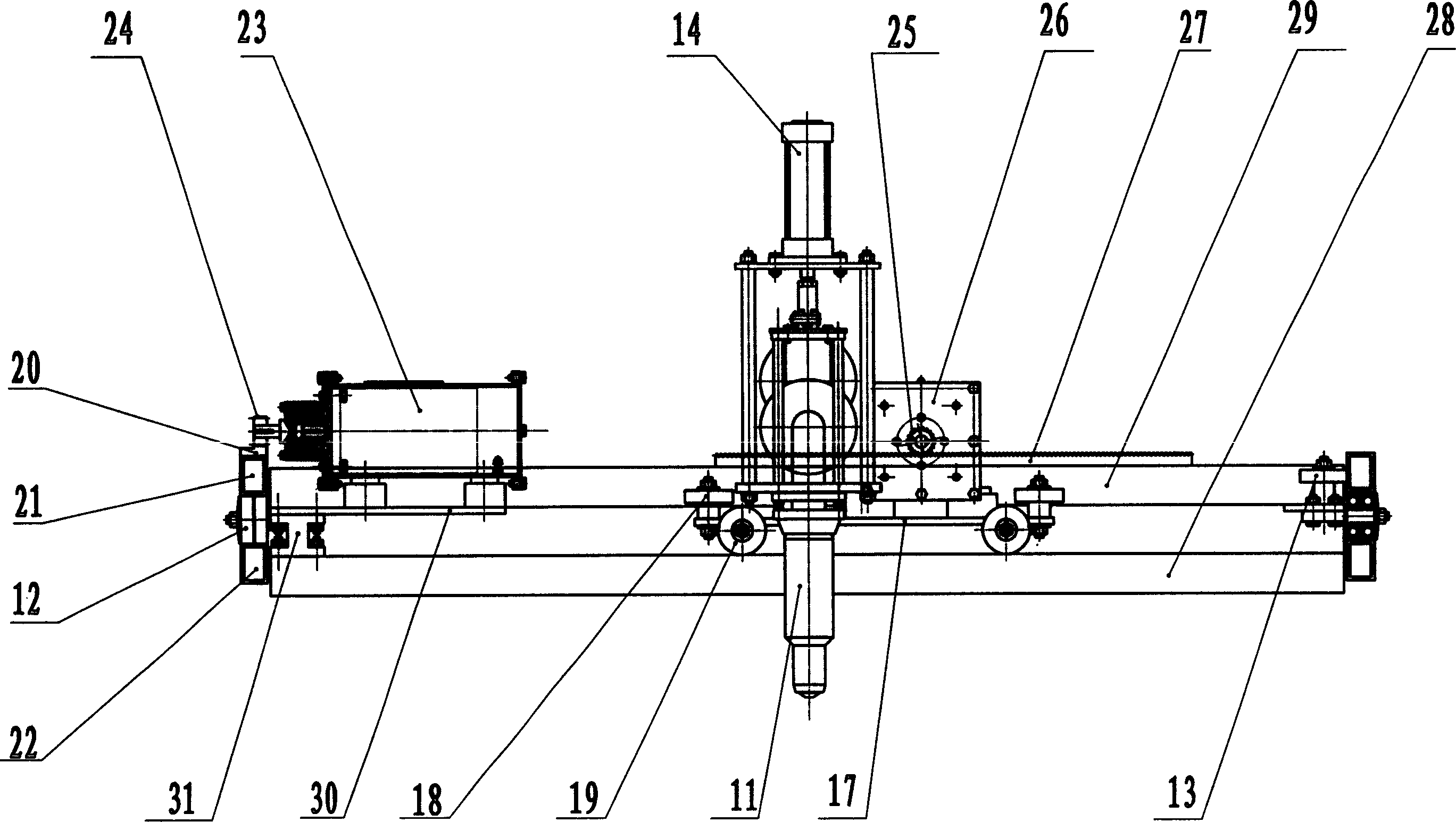 Visual sense addressing location full automatic explosion proof quantitative type liquid state metering and filling device