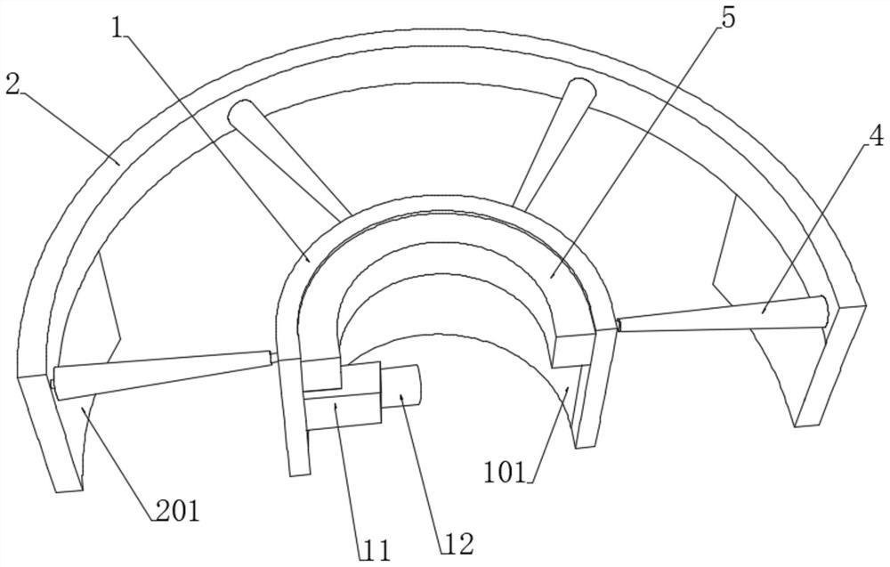 Turning belt conveyor with chain wheel convenient to replace