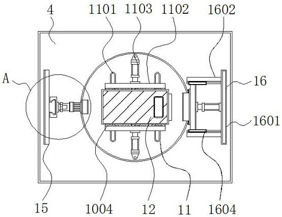 Photovoltaic inverter detection device with limiting structure and convenient for multi-directional adjustment