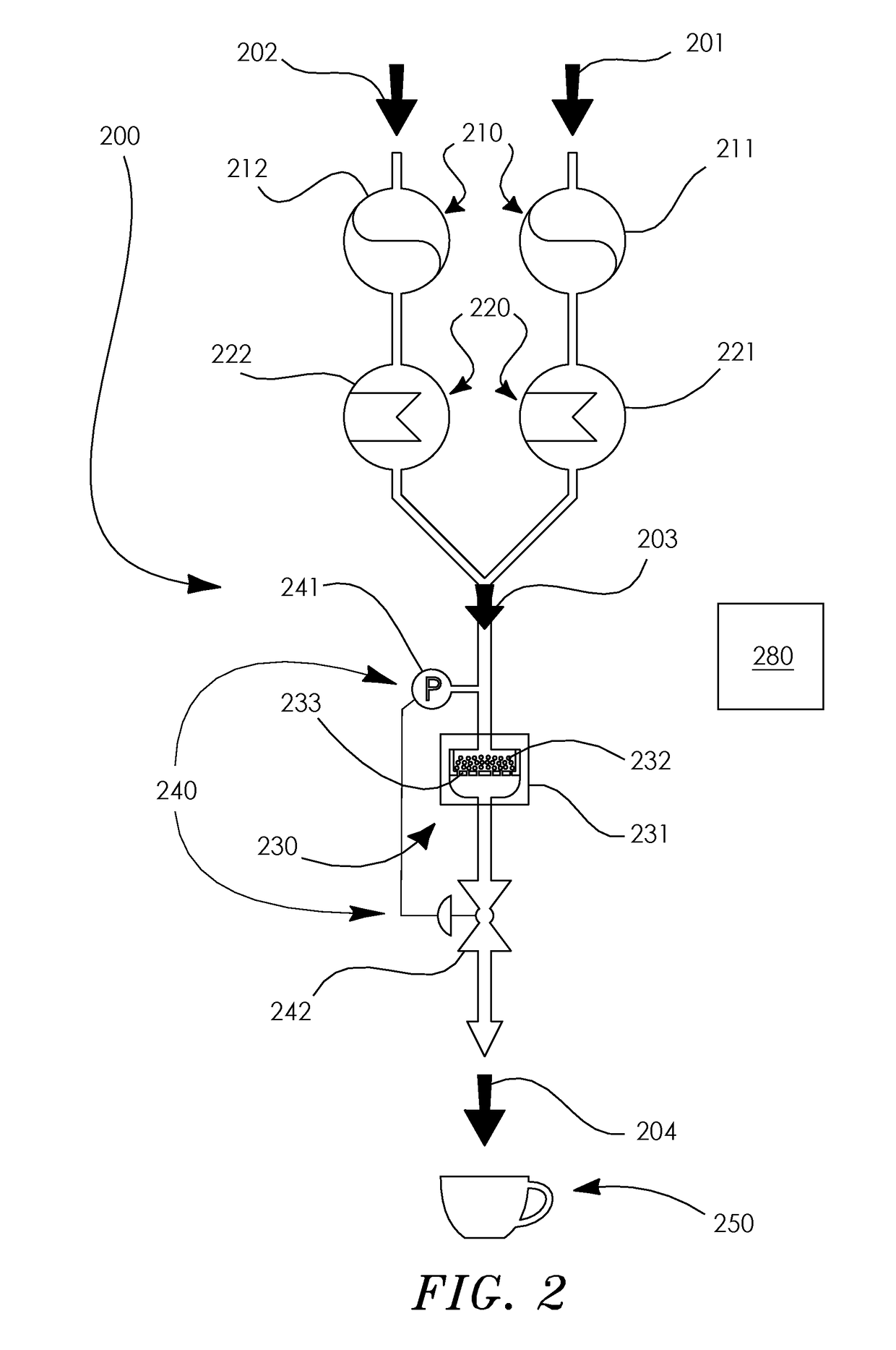 Controlled system for brewing infused beverages