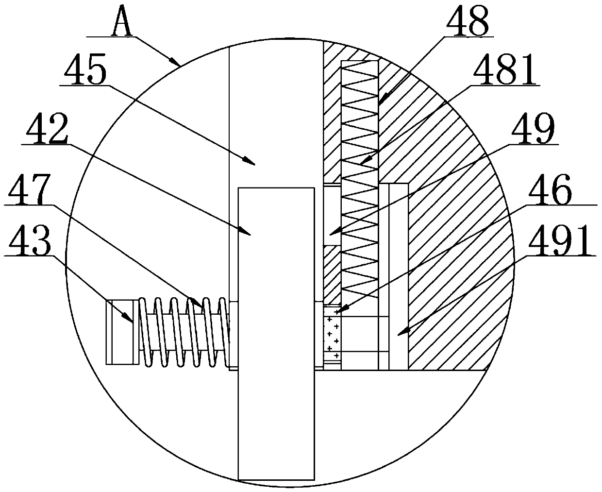 Suitcase with two pull rods and high gravity bearing capability