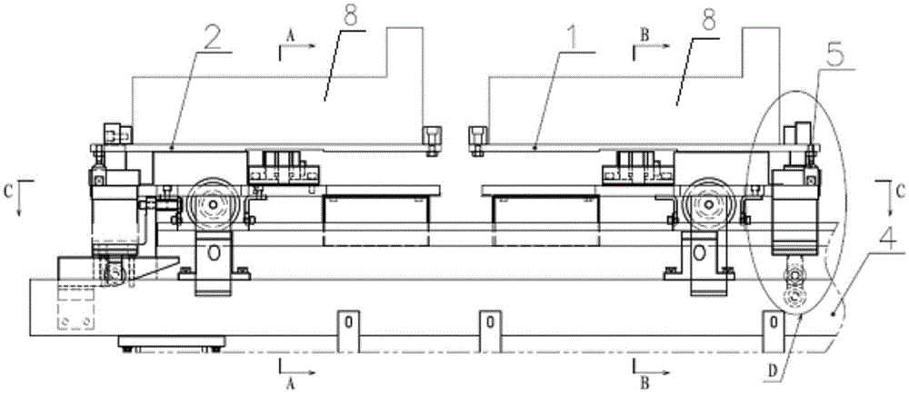 Device for preventing repeated machining and omitted machining of crank case of engine