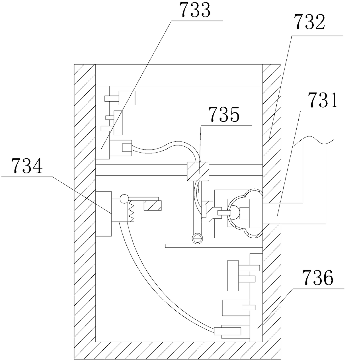 Armature rustproof power protection control device of water dispenser contact switch