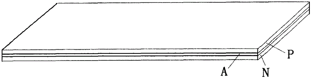 LED chip oblique cutting method, LED light-emitting element and LED lighting device