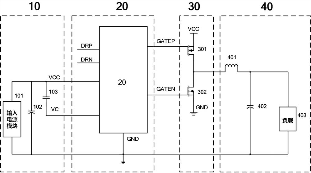 Driving circuit and power supply chip