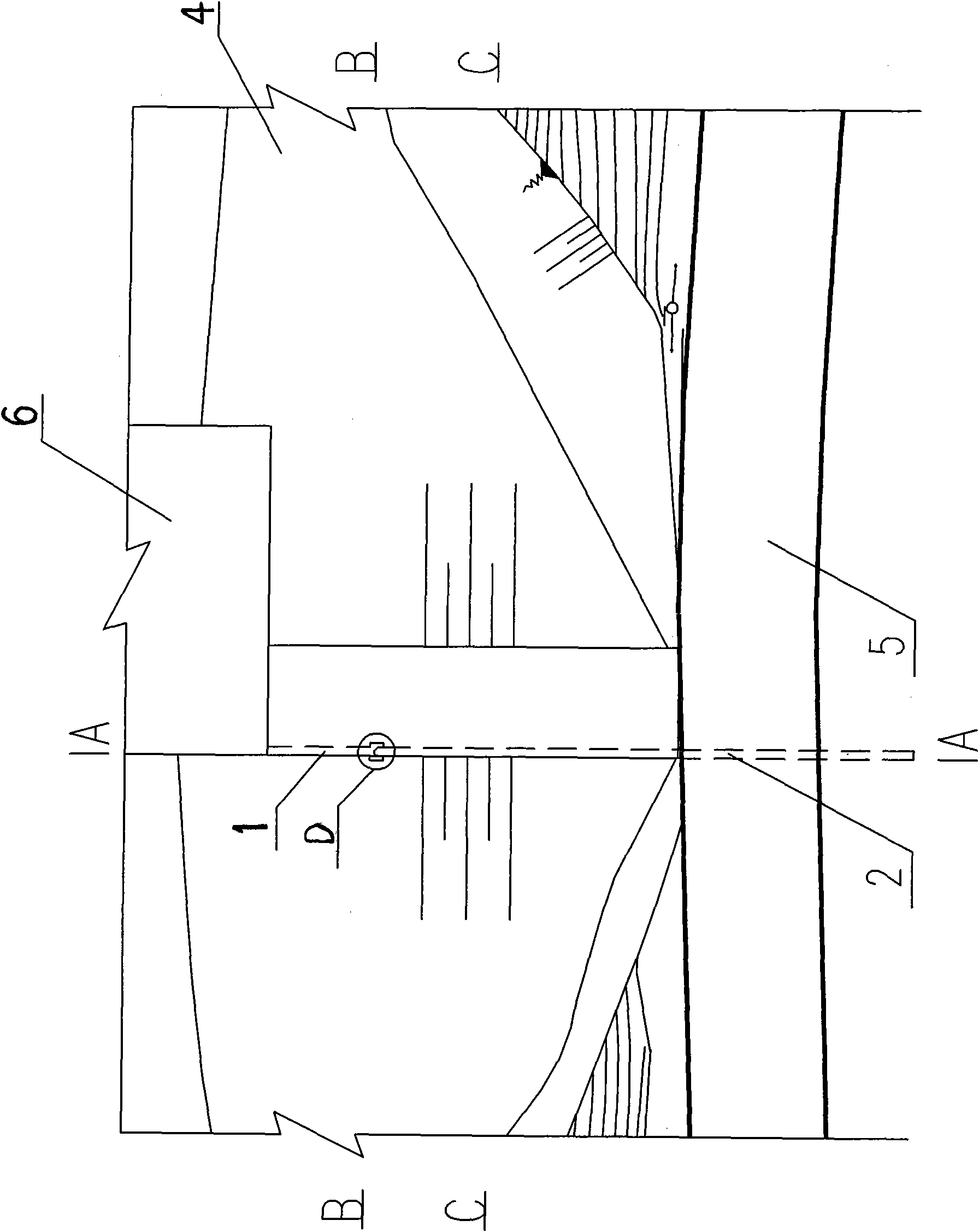 Dam joint structure and construction method thereof