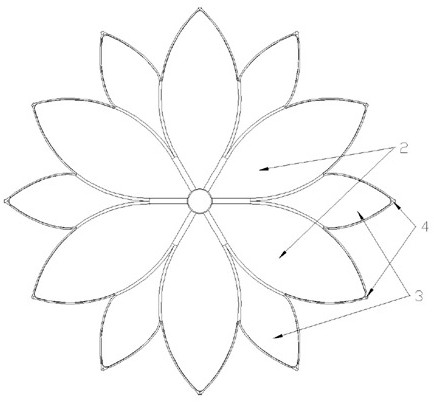 A lotus petal-type double-layer point-supported retrievable vena cava filter and its manufacturing method