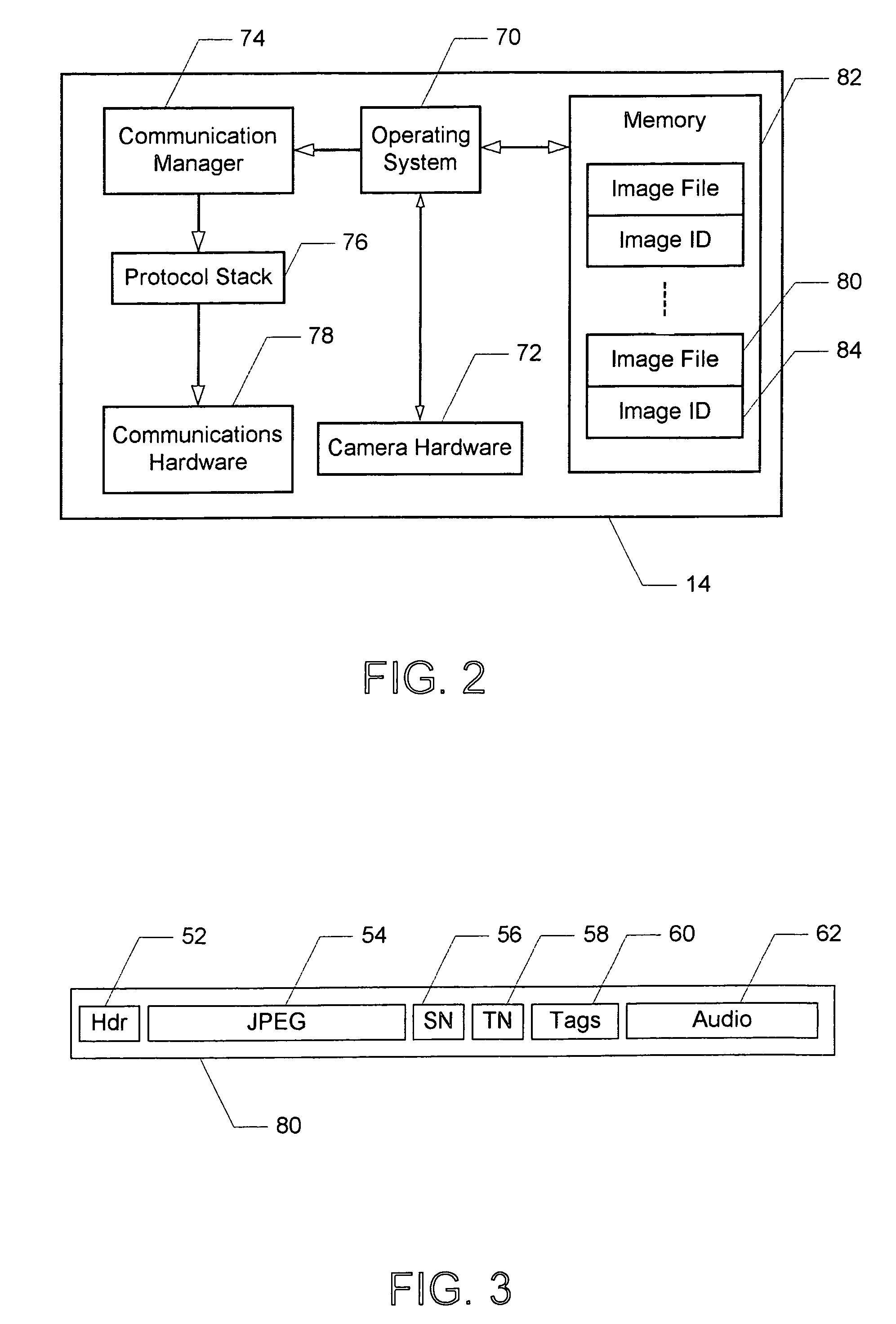Transmission bandwidth and memory requirements reduction in a portable image capture device by eliminating duplicate image transmissions