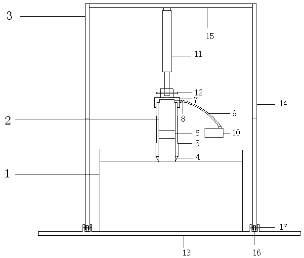 Indoor model test soil borrowing device based on micro-structure analysis and soil borrowing method