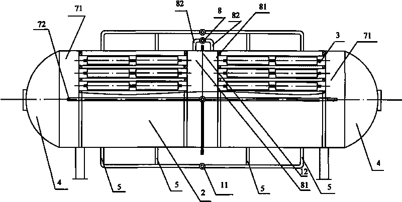 Horizontal ozonizer