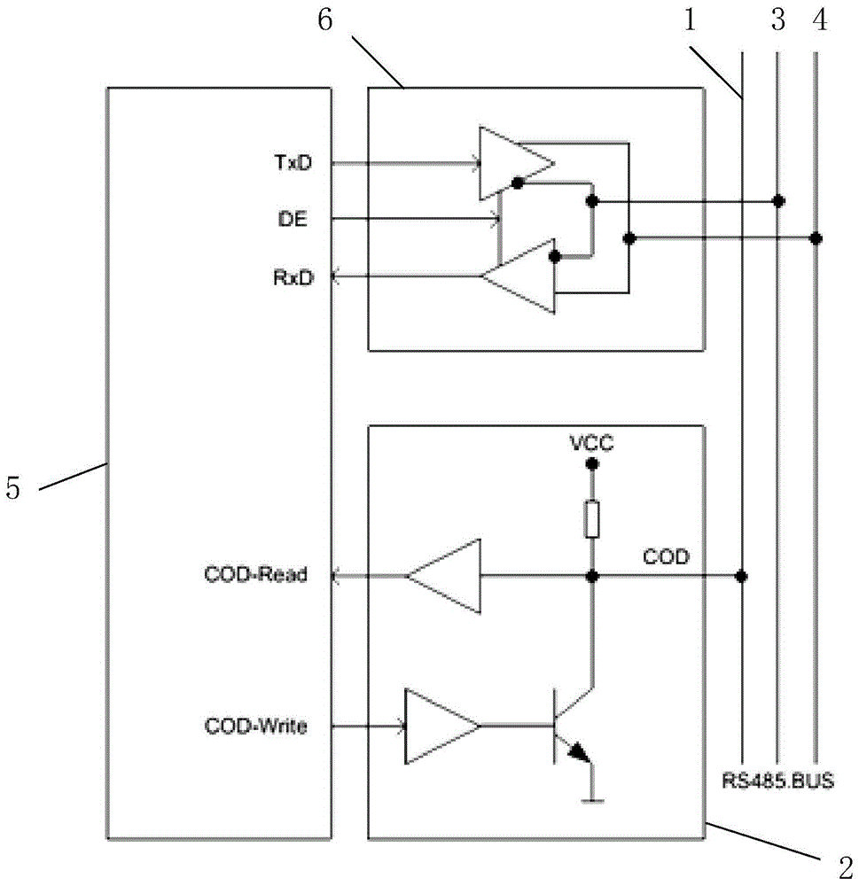 Multi-master RS485 bus arbitration method and system