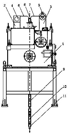 High-level liquid waste sampling rod for accurate sampling based on servo control