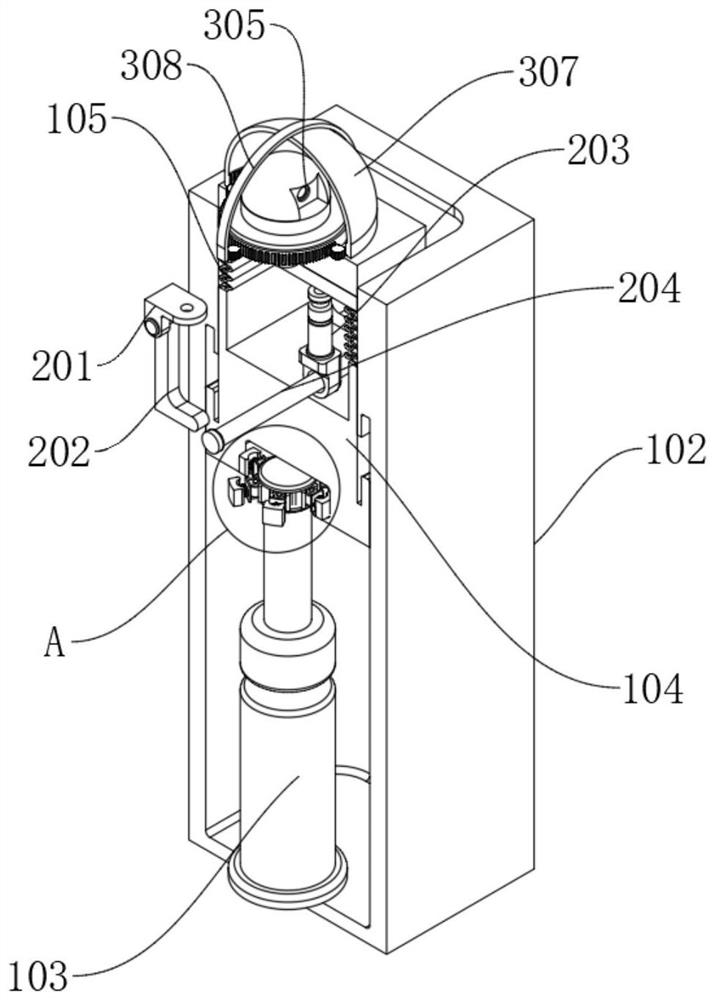 Operation safety improving device for construction machinery