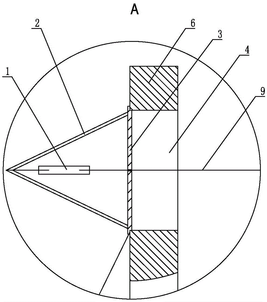 Method for adjusting the coaxiality of the triangular door shaft column