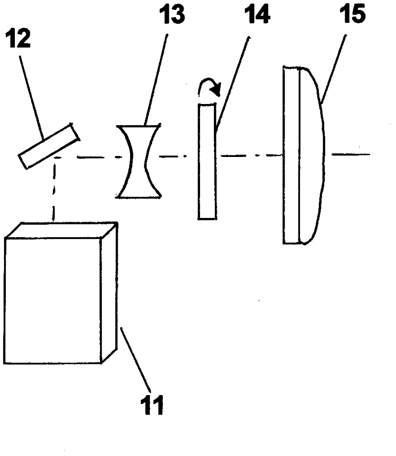 Projection lighting optical path based on semiconductor laser array