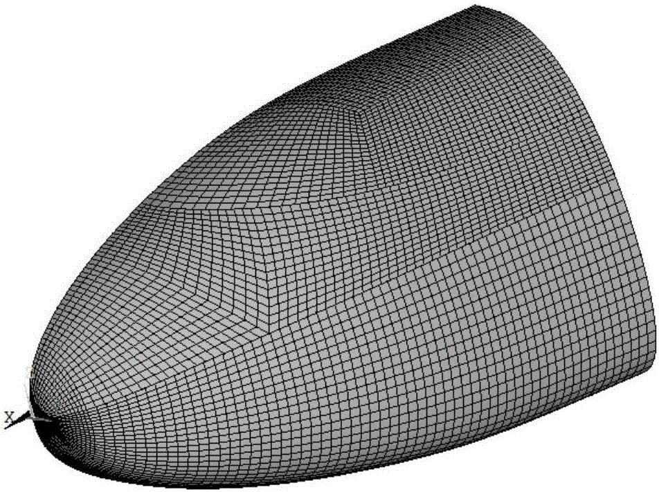 Prediction method of forecabin thermal protection system whole trajectory temperature boundary of hypersonic velocity aircraft