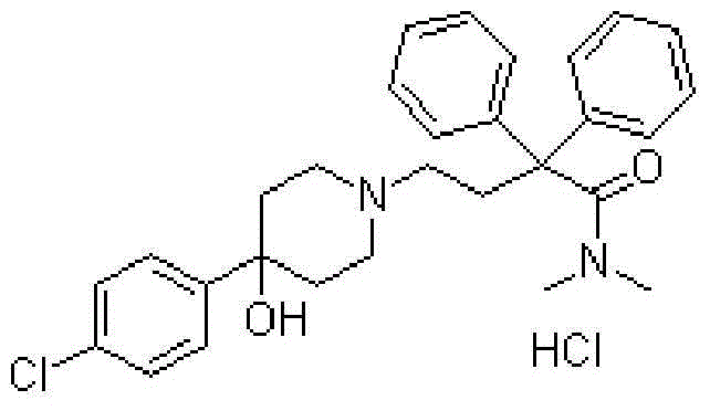 Pediatric loperamide hydrochloride granules and preparation process thereof