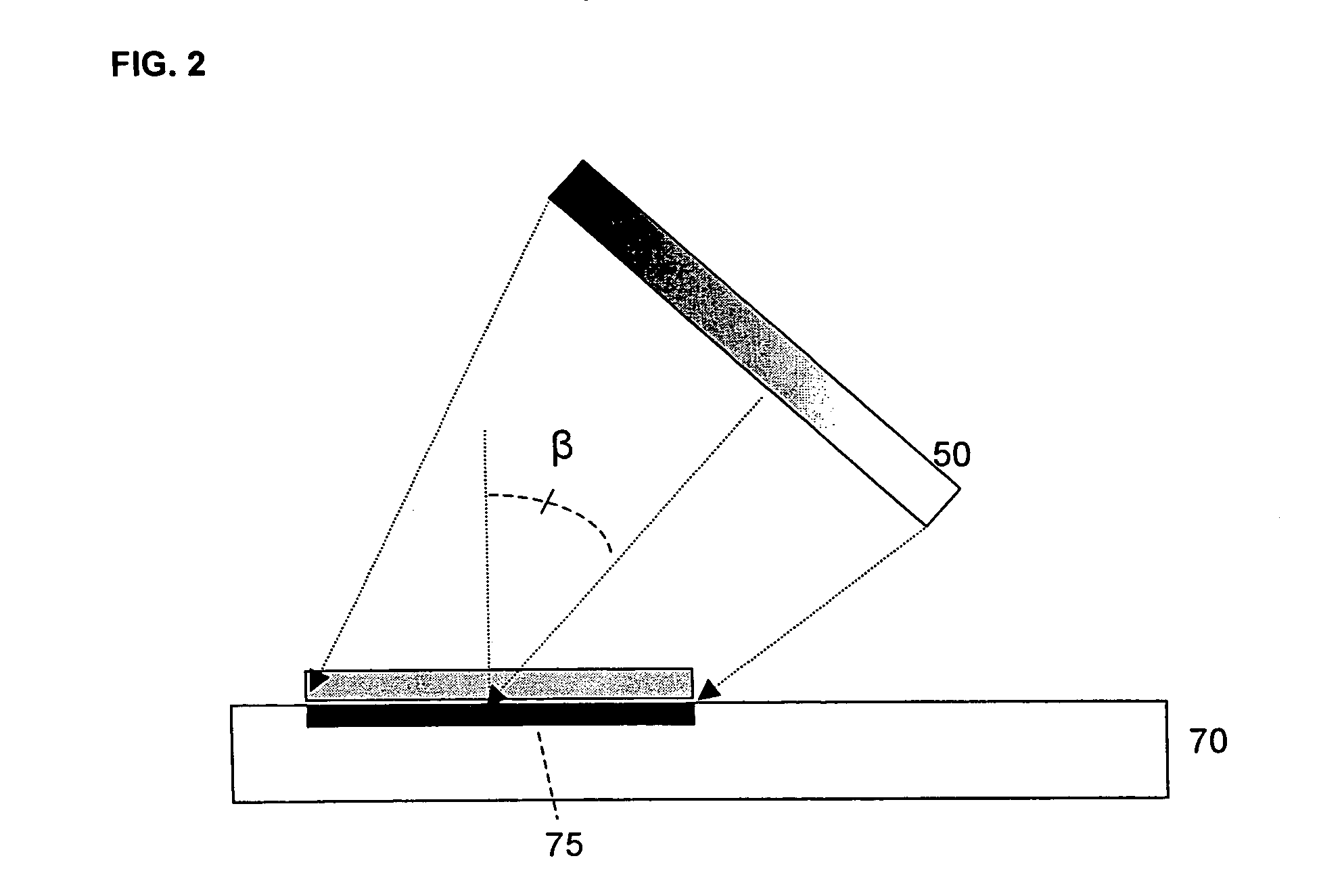 Shaped illumination geometry and intensity using a diffractive optical element