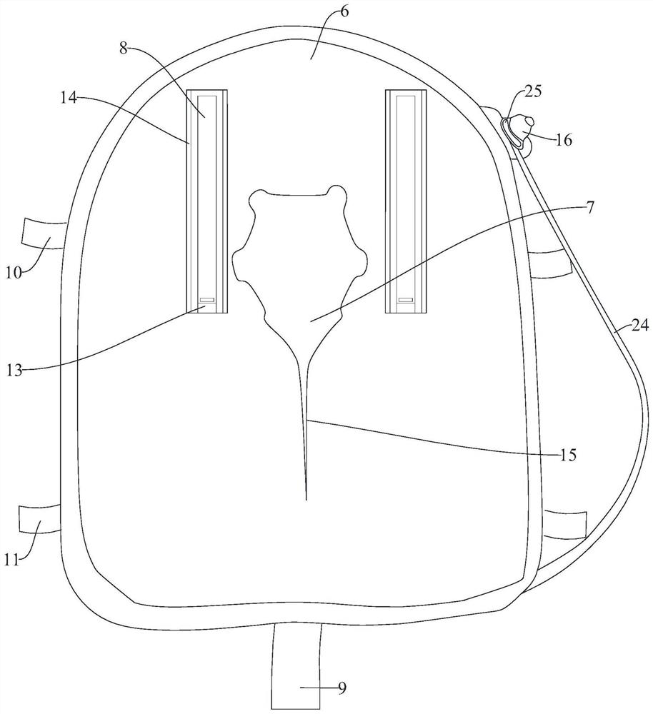 Aviation life jacket with wearing stabilizing device