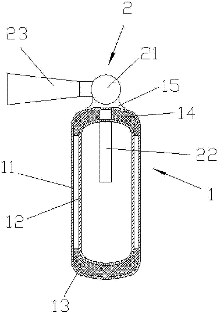 Double-layer anti-explosion fire extinguisher