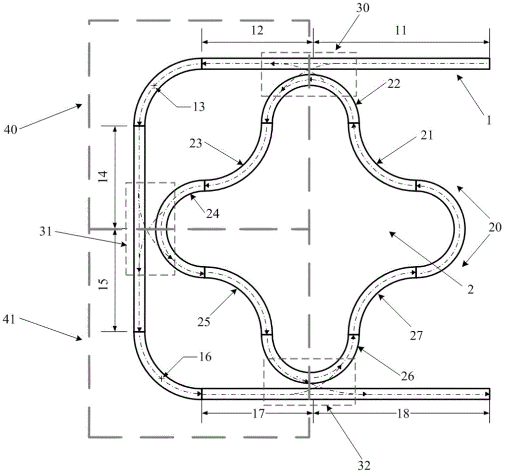 Mach-Zehnder modulation type resonant cavity sensor based on vernier effect