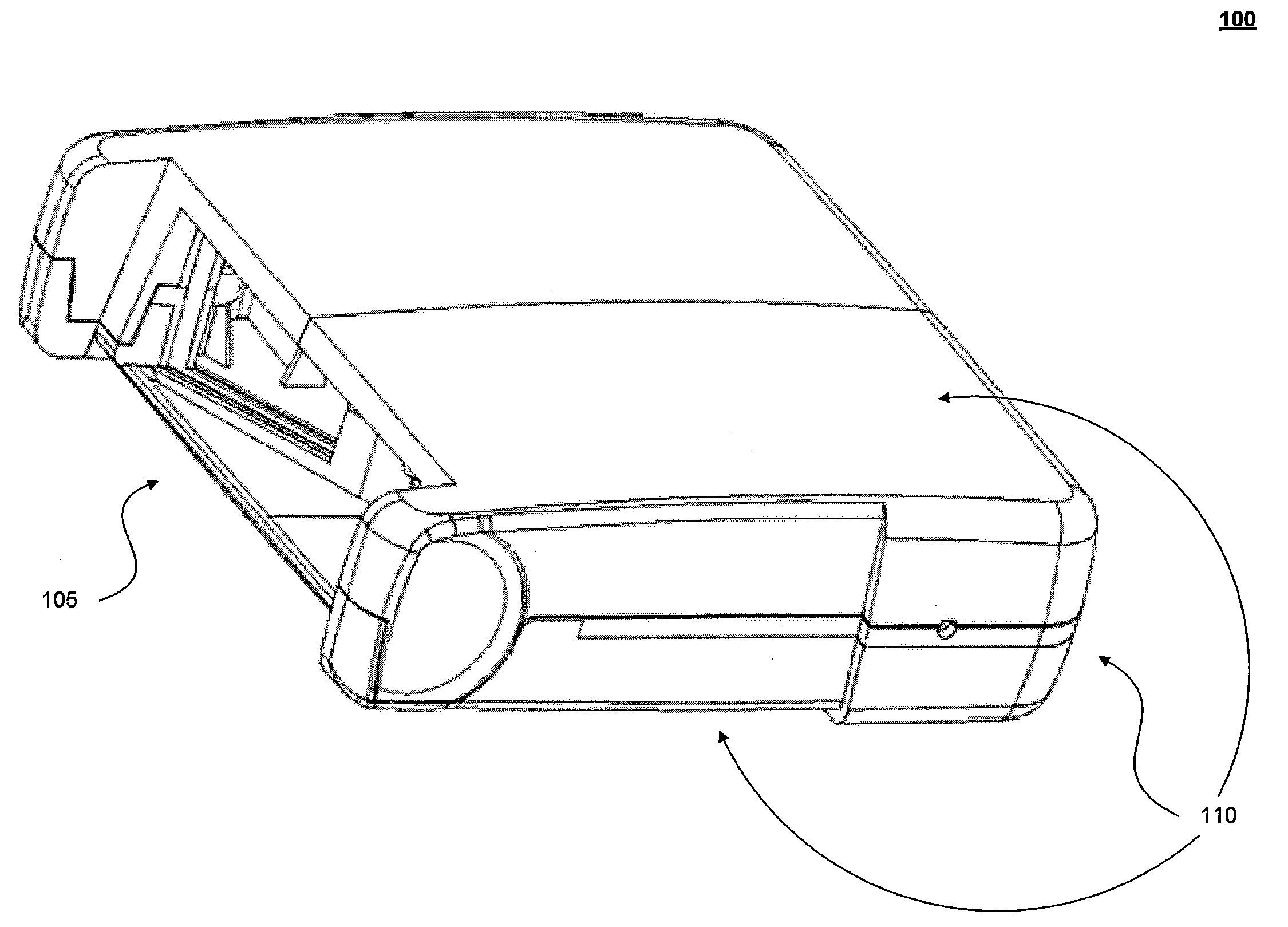 Eye Scanner with Integrated Focus Distance Determination Mechanism