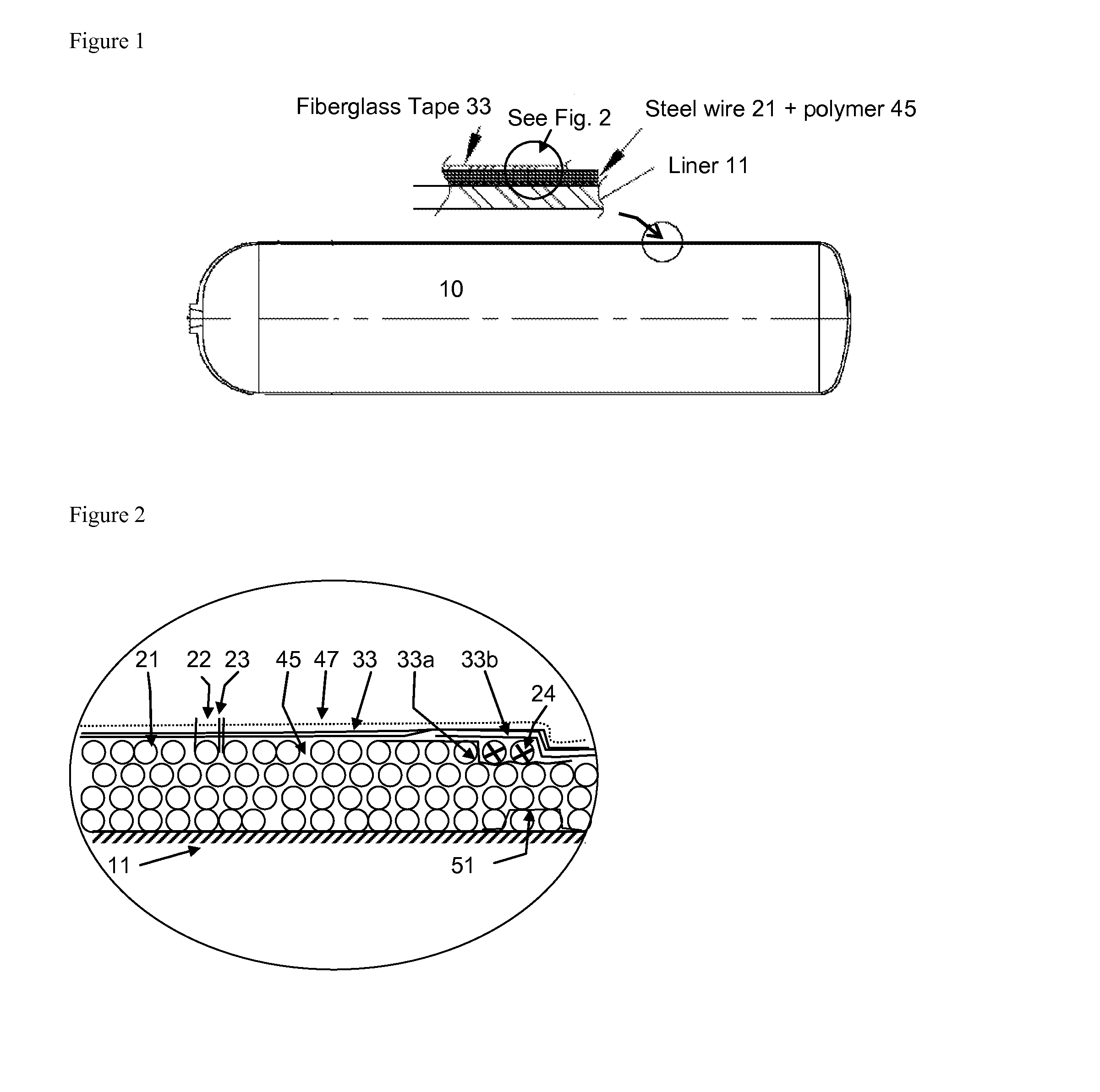 Steel wrapped pressure vessel