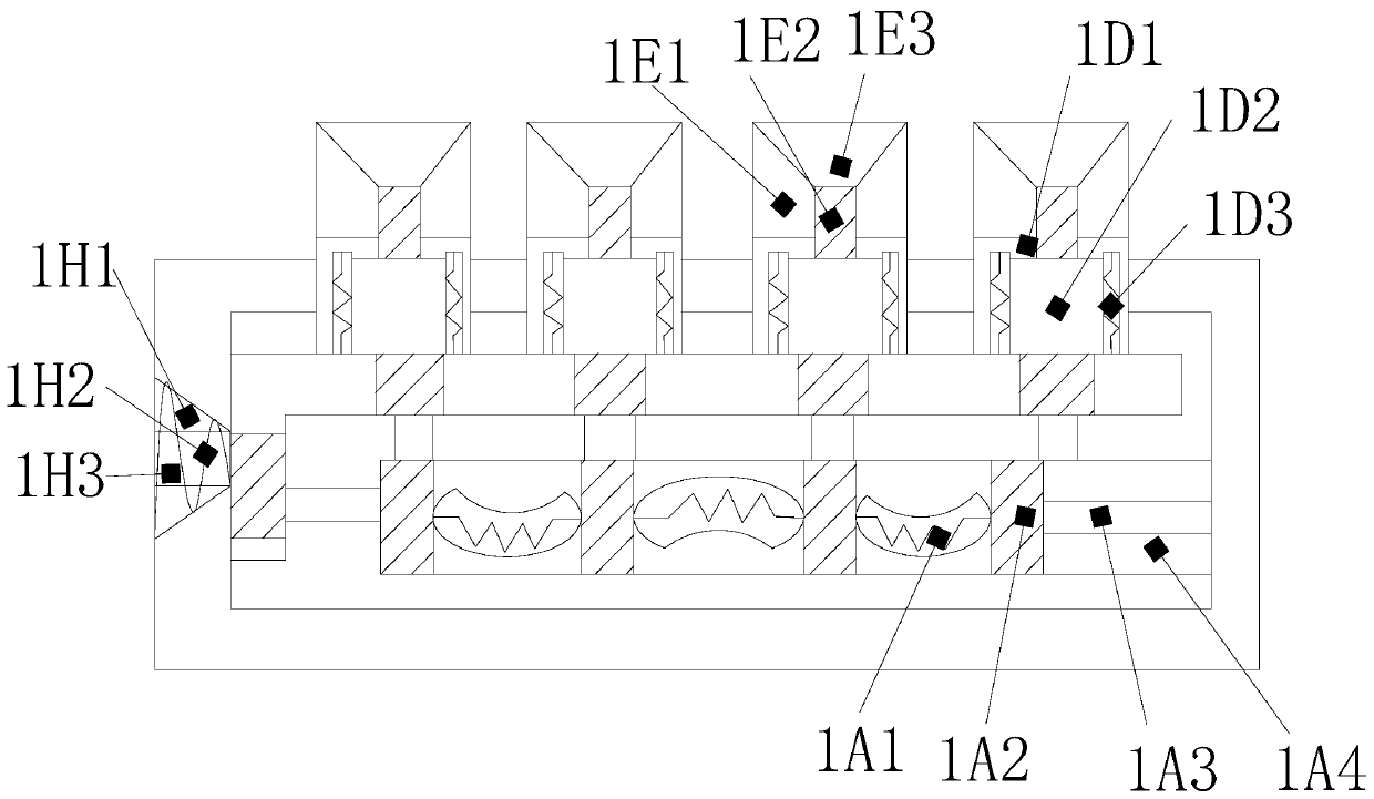 Fertilizer mixing and spraying device for synchronously spraying roots and leaves in paddy field