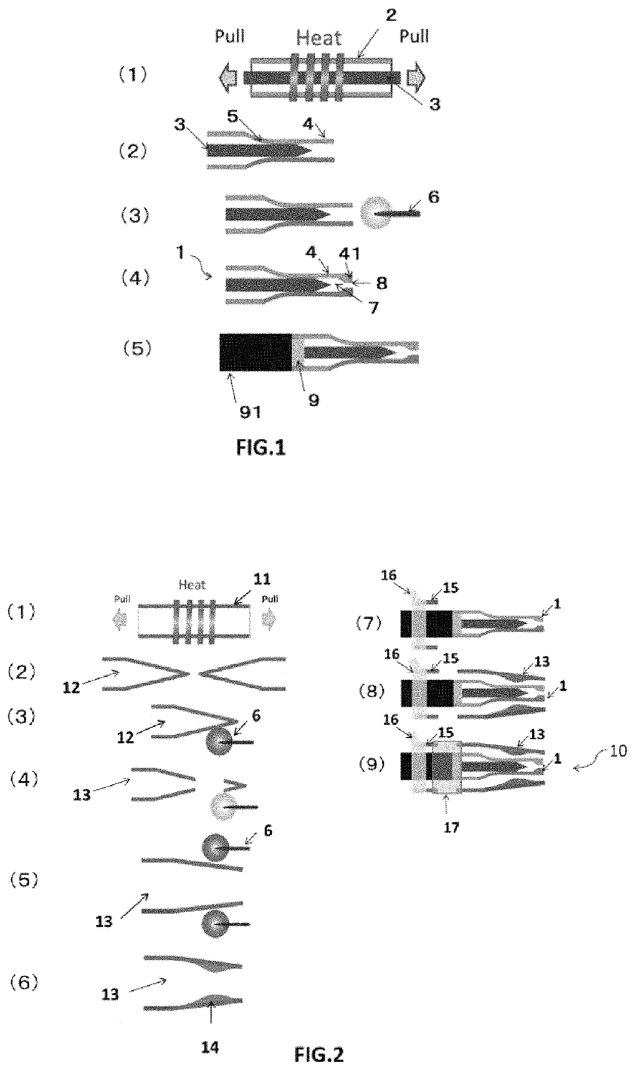 Bubble-jetting member, gas-liquid jetting member, localized ablation device, and localized injection device