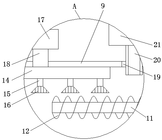 Seed agent stirring machine for planting industry