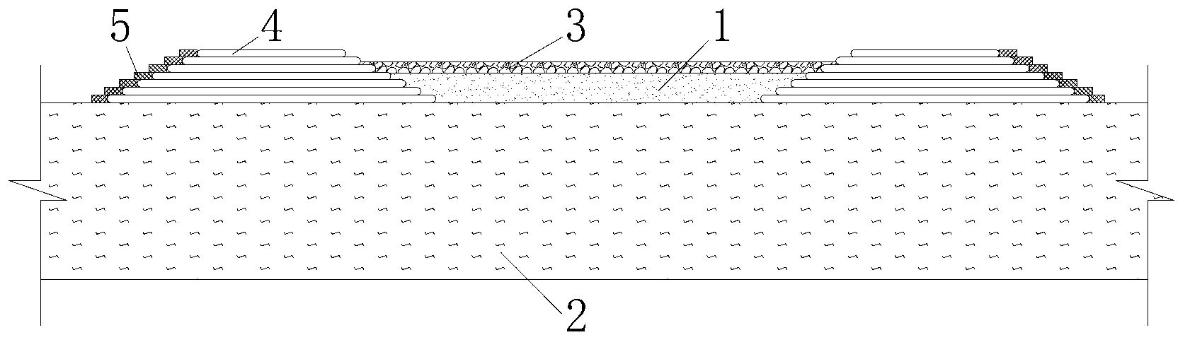 Construction method of deep and thick soft soil foundation bed bridge abutment