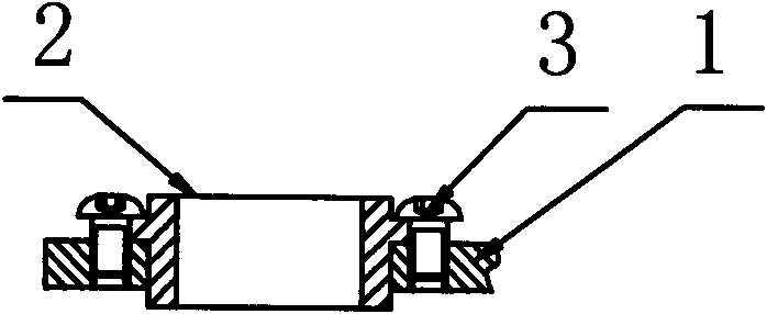 Method for processing large workpiece boring hole by using drilling machine