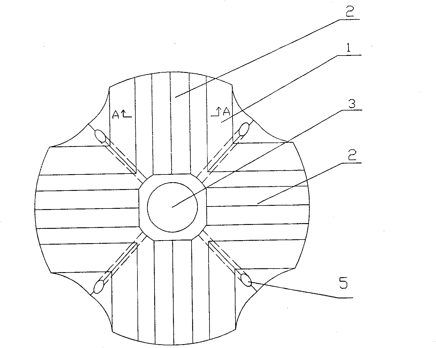 High angle drill at blast furnace casting port