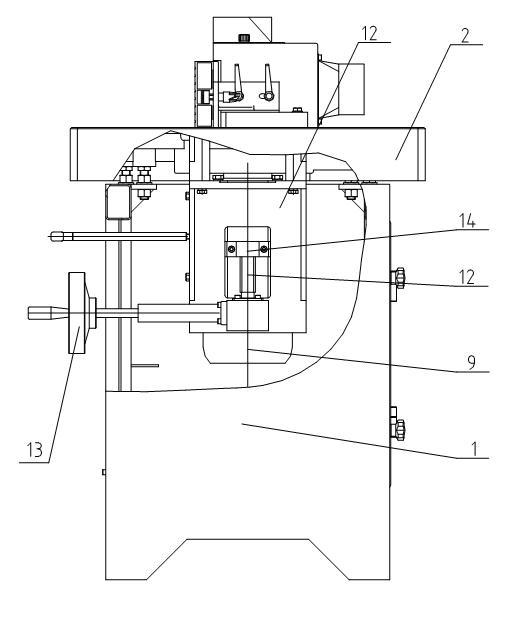 Single-spindle woodworking milling machine with high-speed spindle