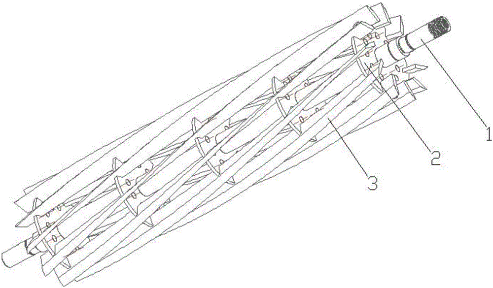 Grass-cutting hob, cutter welding tool of grass-cutting hob and manufacturing method of grass-cutting hob