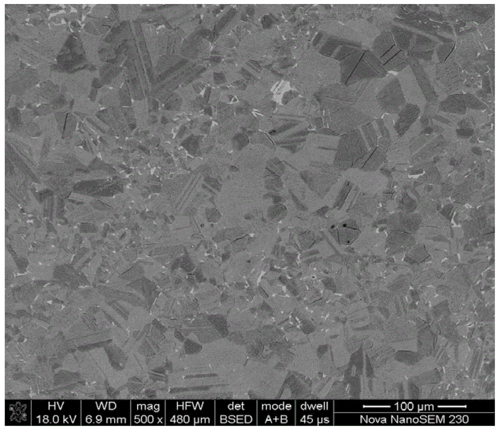 A kind of preparation method of tial-based alloy with fine full-layer lamellar structure