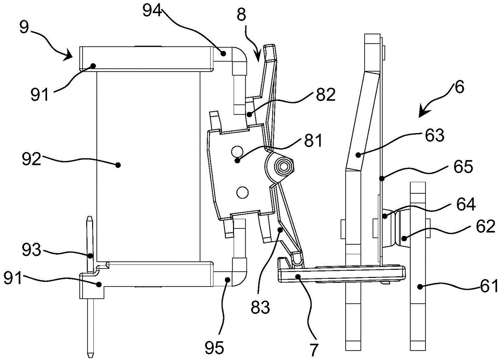 Large-current magnetic latching relay, movable contact spring of large-current magnetic latching relay, and contact assembly of large-current magnetic latching relay