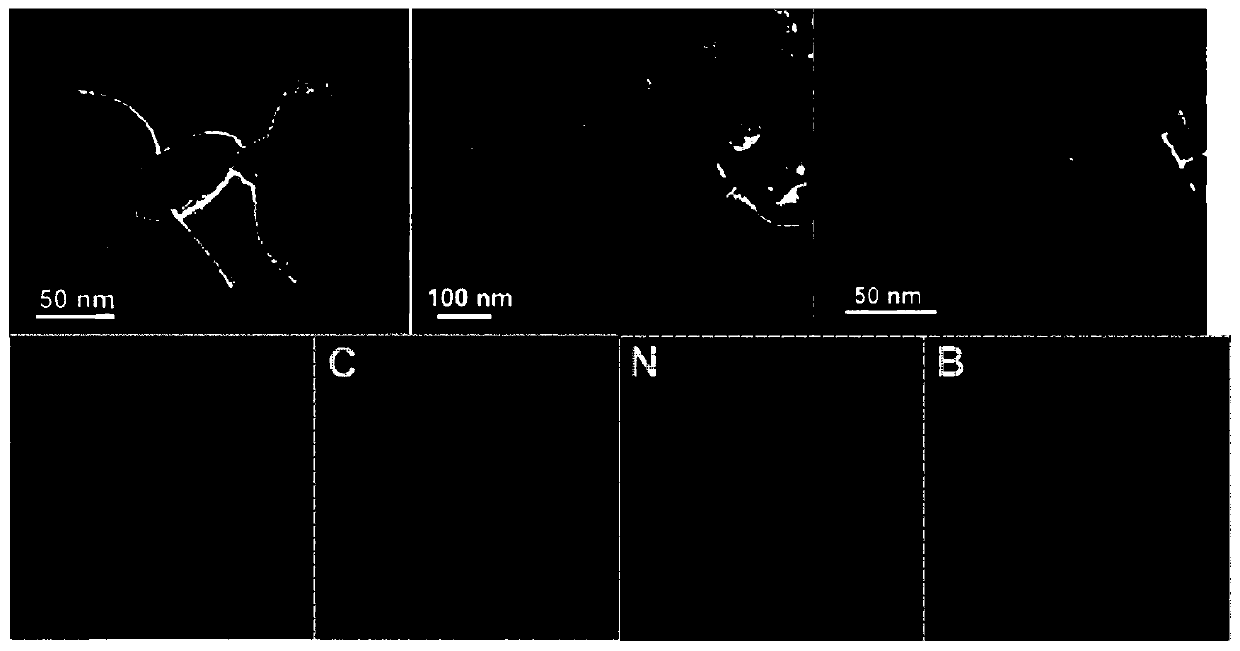 Nonmetal BCN-gC3N4 Van der Waals heterojunction photocatalyst, and preparation method and application thereof