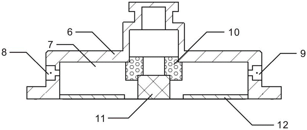 Device and method for measuring microwave surface resistance distribution of high temperature superconducting thin film