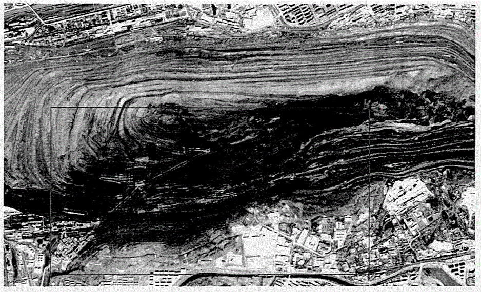 Landslide body change detection method based on laser radar technology