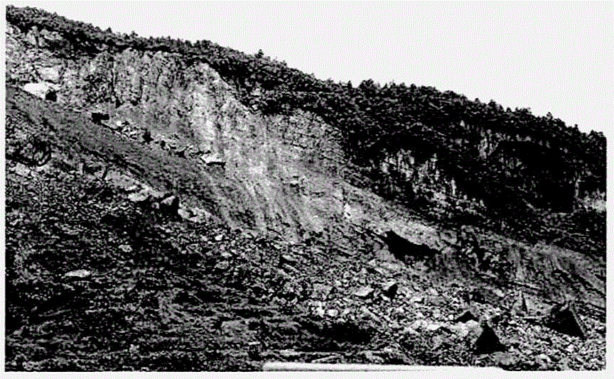 Landslide body change detection method based on laser radar technology