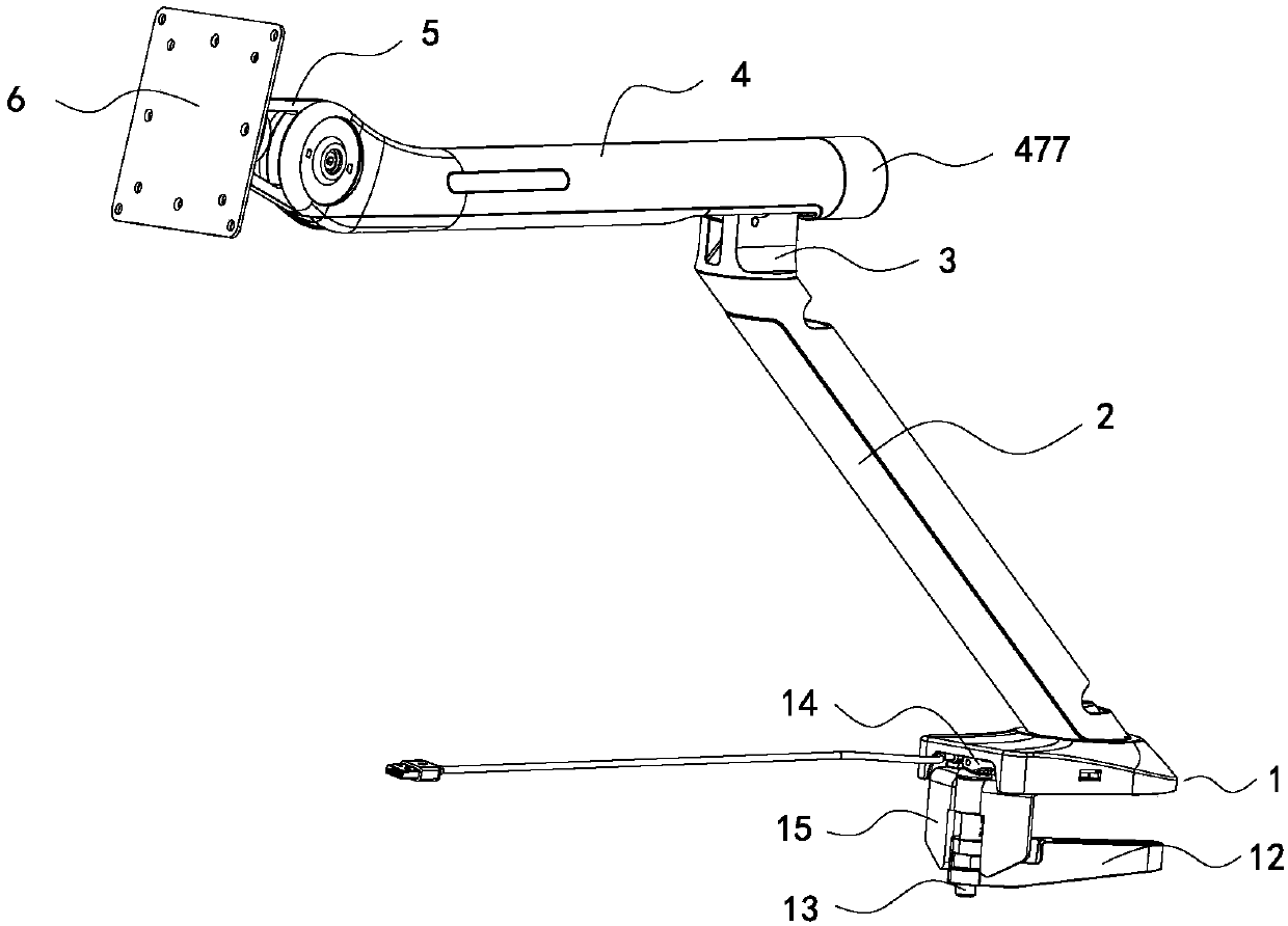 Rotary supporting frame for displayer