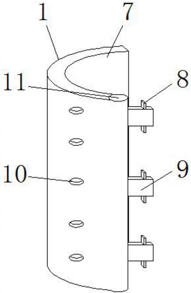 Fractured bone fixing device convenient to dismount