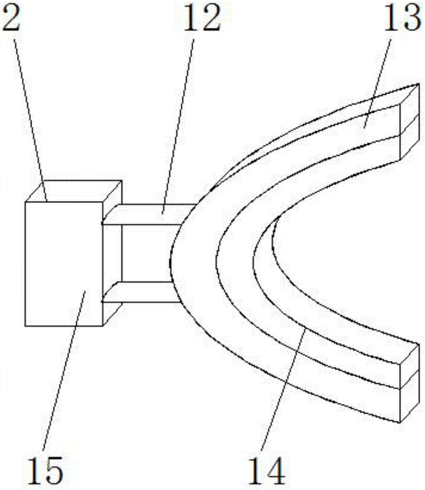 Fractured bone fixing device convenient to dismount