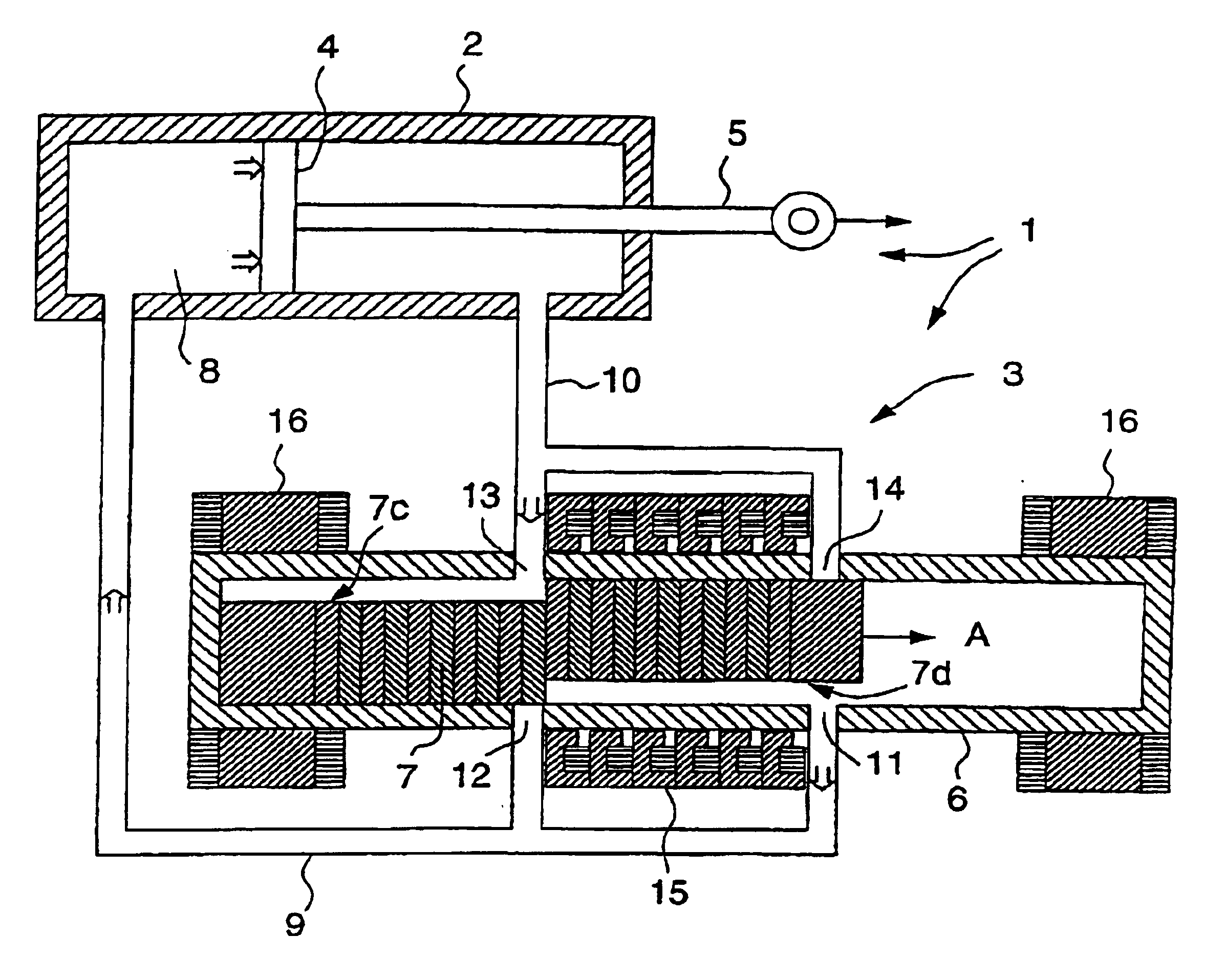 Electrohydraulic setting device