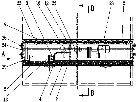 Photovoltaic plate surface cleaning device