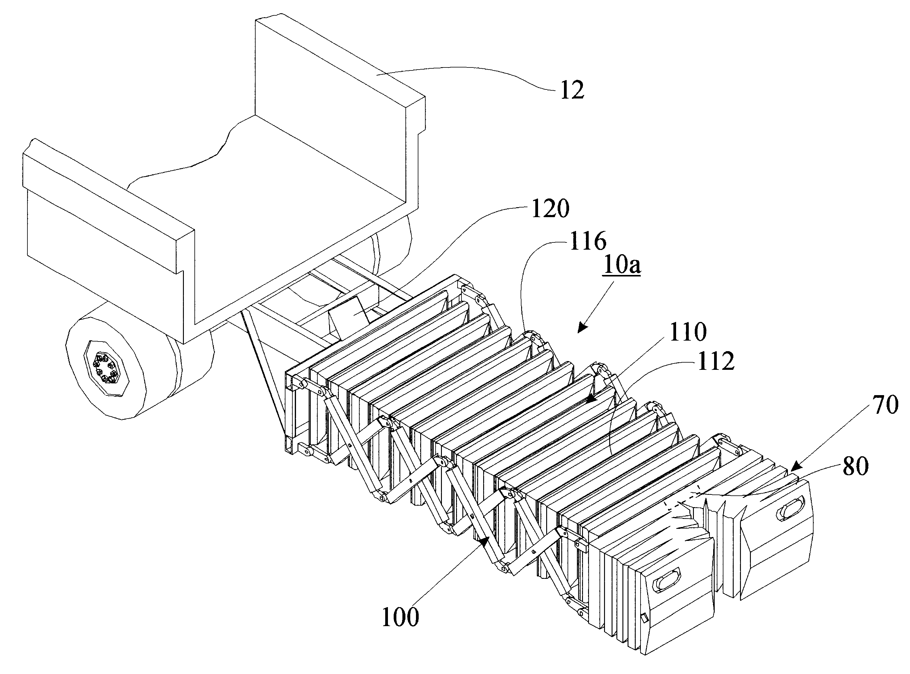 Damped crash attenuator