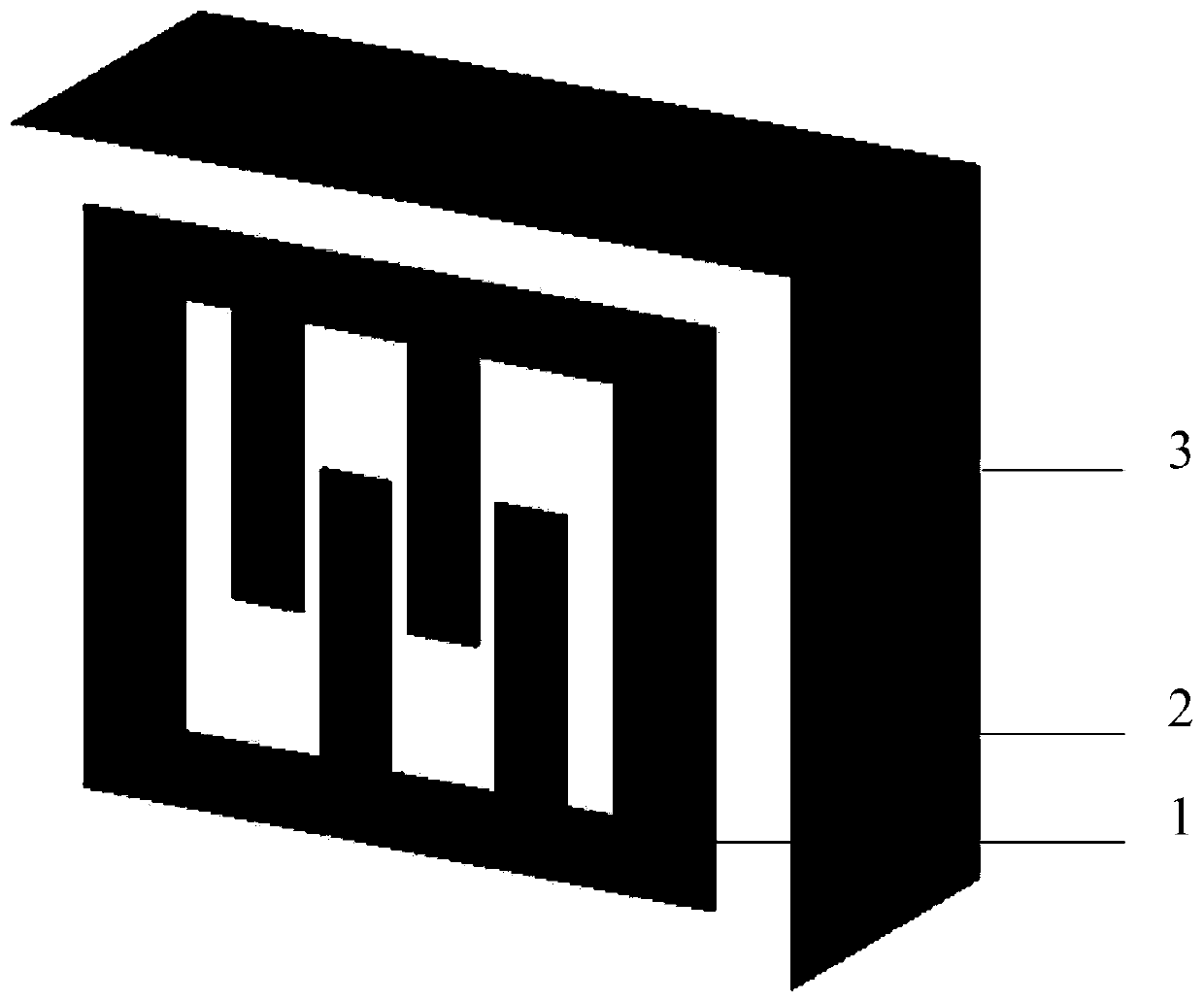 Interdigital transmission-type terahertz quarter-wave plate