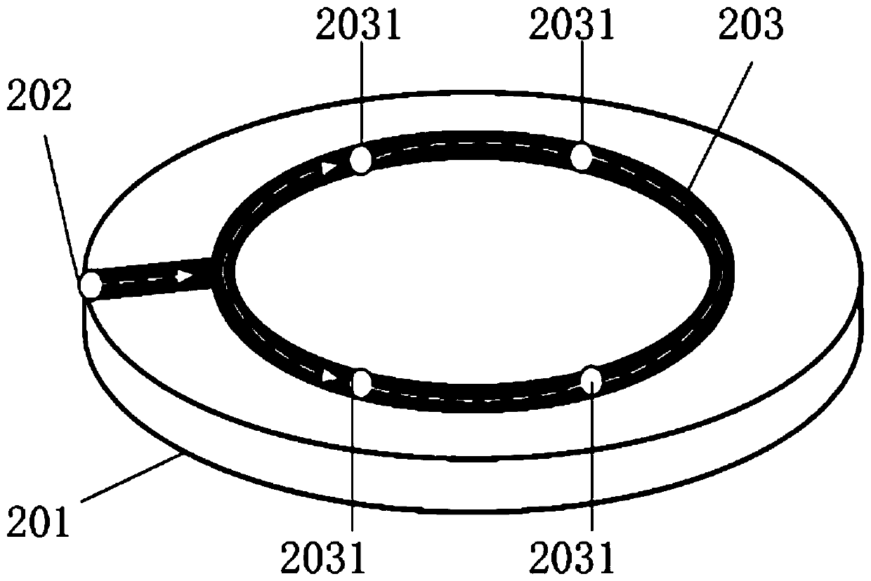 A kind of porous gas-intake Martens flask and its use method